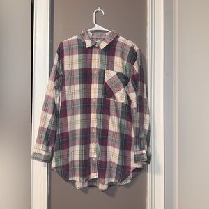 American Eagle plaid button down